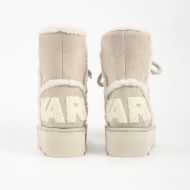 Снимка на KARL LAGERFELD ДАМСКИ БОТУШИ SKYLAR SKI PADDED LOW BOOTS OFF WHITE 4