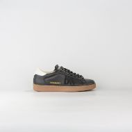 Снимка на BIKKEMBERGS МЪЖКИ СПОРТНИ ОБУВКИ RECOBA LEATHER AND SUEDE USED EFFECT SNEAKERS BLACK/OFF-WHITE 1