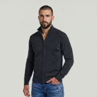 Picture of G-STAR MEN'S CORE REFINED FULL ZIP KNIT DK LEGION BLUE 1