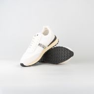 Снимка на BIKKEMBERGS МЪЖКИ СПОРТНИ ОБУВКИ IGNITE MIXED LEATHER USED EFFECT SNEAKERS OFF WHITE 5