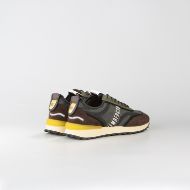 Снимка на BIKKEMBERGS МЪЖКИ СПОРТНИ ОБУВКИ IGNITE SUEDE LEATHER AND FABRIC SNEAKERS CHOCOLATE/BLACK/MILITARY G 3