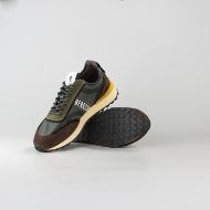 Снимка на BIKKEMBERGS МЪЖКИ СПОРТНИ ОБУВКИ IGNITE SUEDE LEATHER AND FABRIC SNEAKERS CHOCOLATE/BLACK/MILITARY G 5