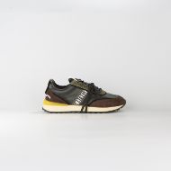 Снимка на BIKKEMBERGS МЪЖКИ СПОРТНИ ОБУВКИ IGNITE SUEDE LEATHER AND FABRIC SNEAKERS CHOCOLATE/BLACK/MILITARY G 4