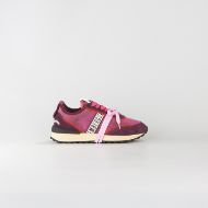 Снимка на BIKKEMBERGS ДАМСКИ СПОРТНИ ОБУВКИ IGNITE SUEDE LEATHER AND FABRIC SNEAKERS PLUM/RED/FUCHSIA 4