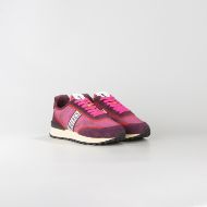 Снимка на BIKKEMBERGS ДАМСКИ СПОРТНИ ОБУВКИ IGNITE SUEDE LEATHER AND FABRIC SNEAKERS PLUM/RED/FUCHSIA 2
