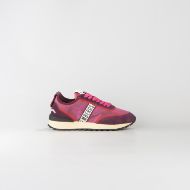 Снимка на BIKKEMBERGS ДАМСКИ СПОРТНИ ОБУВКИ IGNITE SUEDE LEATHER AND FABRIC SNEAKERS PLUM/RED/FUCHSIA 1