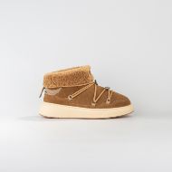 Снимка на JOHN RICHMOND ДАМСКИ БОТУШИ JR ONE SUEDE AND FUR BOOTS WITH CHARMS TOFFEE 1