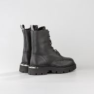 Снимка на JOHN RICHMOND ДАМСКИ БОТУШИ WICTOR VINTAGE LEATHER BOOTS WITH CHARMS BLACK 3