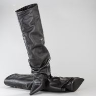 Снимка на JOHN RICHMOND ДАМСКИ БОТУШИ CORE LEATHER HIGH BOOTS WITH CHAIN BLACK 4