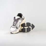 Picture of CNC COSTUME NATIONAL MEN'S QS.89 MIXED LEATHER AND FABRIC SNEAKERS OFF WHITE/BLACK 5