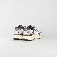 Picture of CNC COSTUME NATIONAL MEN'S QS.89 MIXED LEATHER AND FABRIC SNEAKERS OFF WHITE/BLACK 3