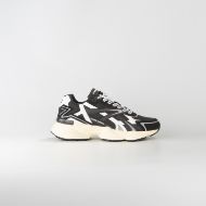 Picture of CNC COSTUME NATIONAL MEN'S QS.89 MIXED LEATHER AND FABRIC SNEAKERS BLACK/WHITE 1