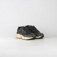 Picture of CNC COSTUME NATIONAL WOMEN'S QS.89 MIXED LEATHER USED EFFECT SNEAKERS BLACK 2