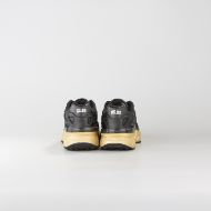 Picture of CNC COSTUME NATIONAL WOMEN'S QS.89 MIXED LEATHER USED EFFECT SNEAKERS BLACK 6
