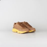 Picture of CNC COSTUME NATIONAL WOMEN'S QS.89 MIXED LEATHER USED EFFECT SNEAKERS TOFFEE 2