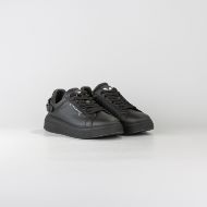 Снимка на JOHN RICHMOND МЪЖКИ СПОРТНИ ОБУВКИ JR ONE LEATHER SNEAKERS WITH METAL LETTERS BLACK 2