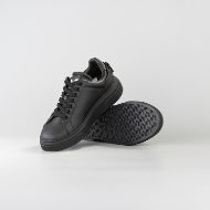 Снимка на JOHN RICHMOND МЪЖКИ СПОРТНИ ОБУВКИ JR ONE LEATHER SNEAKERS WITH METAL LETTERS BLACK 4