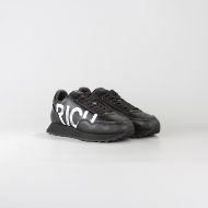 Снимка на JOHN RICHMOND МЪЖКИ СПОРТНИ ОБУВКИ THE RICH NAPPA LEATHER USED EFFECT RUNNERS BLACK 2