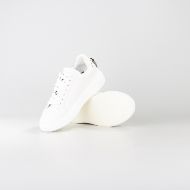 Снимка на JOHN RICHMOND ДАМСКИ СПОРТНИ ОБУВКИ JR ONE LEATHER SNEAKERS WITH METAL LETTERS WHITE 4