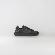 Снимка на JOHN RICHMOND ДАМСКИ СПОРТНИ ОБУВКИ JR ONE LEATHER SNEAKERS WITH METAL LETTERS BLACK 1