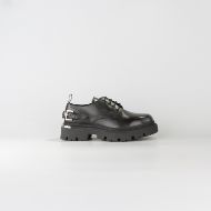 Снимка на JOHN RICHMOND ДАМСКИ ОБУВКИ WICTOR LEATHER SHOES WITH METAL LETTERS BLACK 1