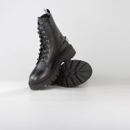 Снимка на JOHN RICHMOND ДАМСКИ БОТУШИ WICTOR LEATHER BOOTS WITH METAL LETTERS BLACK 3