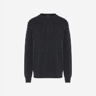 Picture of DIRTY LAUNDRY MEN'S COTTON RIB CREWNECK VINTAGE BLACK 1