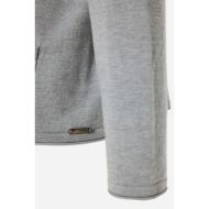 Picture of DIRTY LAUNDRY MEN'S LIGHTWEIGHT CASHMERE FULL ZIP GREY MELANGE 7