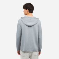 Picture of DIRTY LAUNDRY MEN'S LIGHTWEIGHT CASHMERE FULL ZIP GREY MELANGE 3