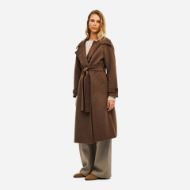 Picture of DIRTY LAUNDRY WOMEN'S DOUBLE-BREASTED LONG COAT BROWN 2