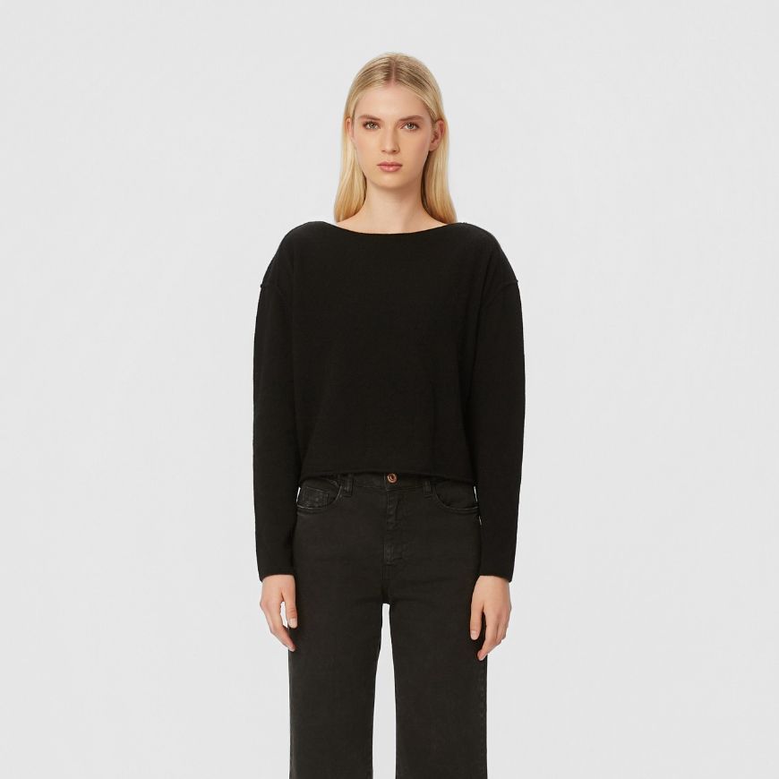 Picture of DIRTY LAUNDRY WOMEN'S CASHMERE SWEATER BLACK