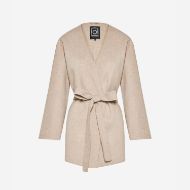 Picture of DIRTY LAUNDRY WOMEN'S KIMONO ROBE COAT BEIGE 6