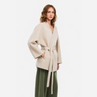 Picture of DIRTY LAUNDRY WOMEN'S KIMONO ROBE COAT BEIGE 2