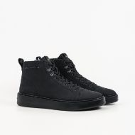 Снимка на KARL LAGERFELD МЪЖКИ СПОРТНИ ОБУВКИ FLINT II MID LACE LINED SNEAKERS BLACK  2