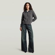 Снимка на G-STAR ДАМСКИ СУИТШЪРТ WASHED ZIP THRU SWEATER DK BLACK GD 4
