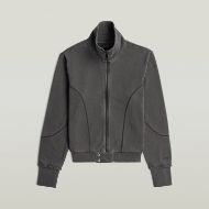 Снимка на G-STAR ДАМСКИ СУИТШЪРТ WASHED ZIP THRU SWEATER DK BLACK GD 6