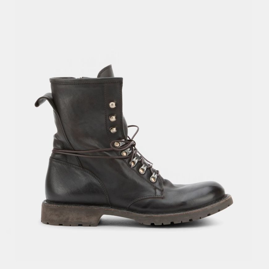 Picture of MOMA MEN'S TRONCHETTO ANKLE BOOTS MALEG - BROWN
