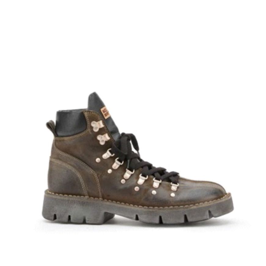 Picture of MOMA МЪЖКИ БОТИ POLACCO ANKLE BOOTS WATERPROOF - OLIVE AND BLACK