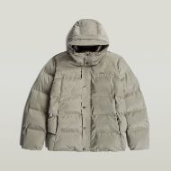 Снимка на G-STAR МЪЖКО ЯКЕ ELEMENT PADDED HOODED PUFFER JACKET ELEPHANT SKIN 5
