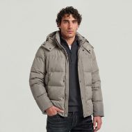 Снимка на G-STAR МЪЖКО ЯКЕ ELEMENT PADDED HOODED PUFFER JACKET ELEPHANT SKIN 1