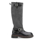 Снимка на MOMA ДАМСКИ БОТУШИ STIVALE HIGH BOOTS ARMY TORNADO - BLACK 1