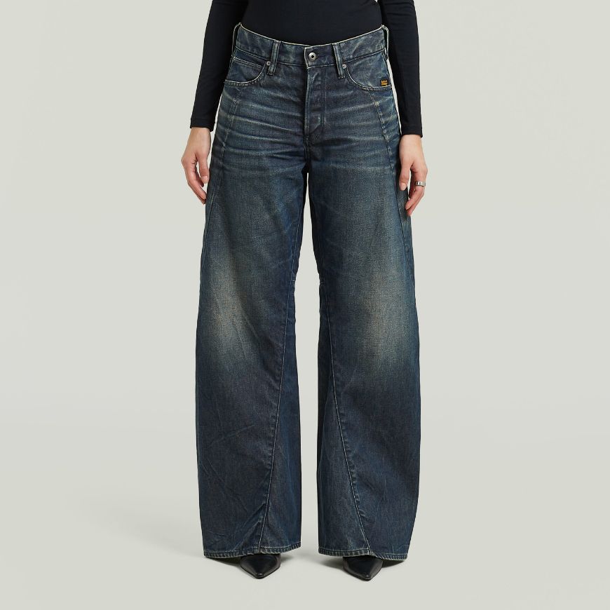 Снимка на G-STAR ДАМСКИ ДЕНИМ CONTOR 3D WIDE JEANS RAW VINTAGE X3D