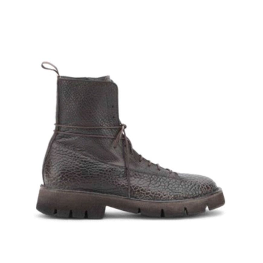 Picture of MOMA MEN'S TRONCHETTO ANKLE BOOTS TEXAS - CHOCO