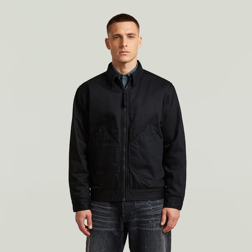 Снимка на G-STAR МЪЖКО ЯКЕ PADDED DENIM COACH JACKET NEO BLACK DENIM