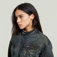 Снимка на G-STAR ДАМСКО ЯКЕ HOURGLASS MOTO JACKET RAW VINTAGE X3D 3