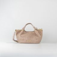 Снимка на LOVE MOSCHINO ДАМСКА ЧАНТА SMALL SHOPPING GOLD BEAD SAND 1