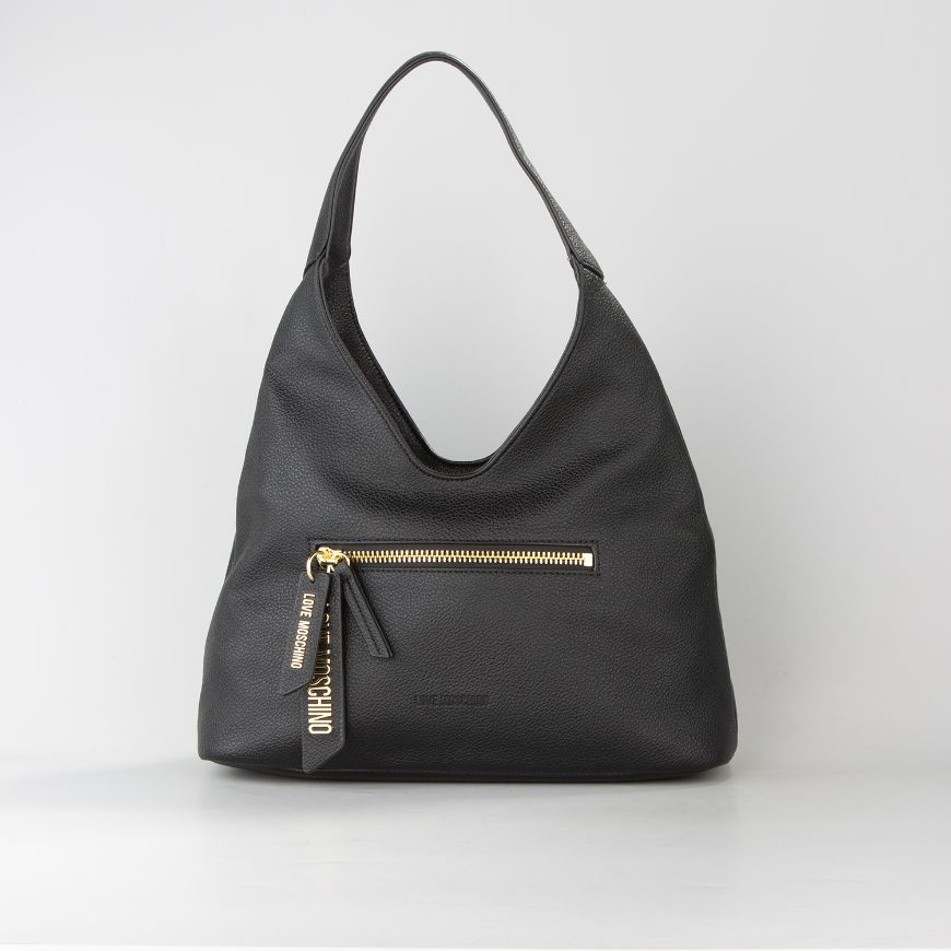 Снимка на LOVE MOSCHINO ДАМСКА ЧАНТА HOBO ZIPPY BLACK