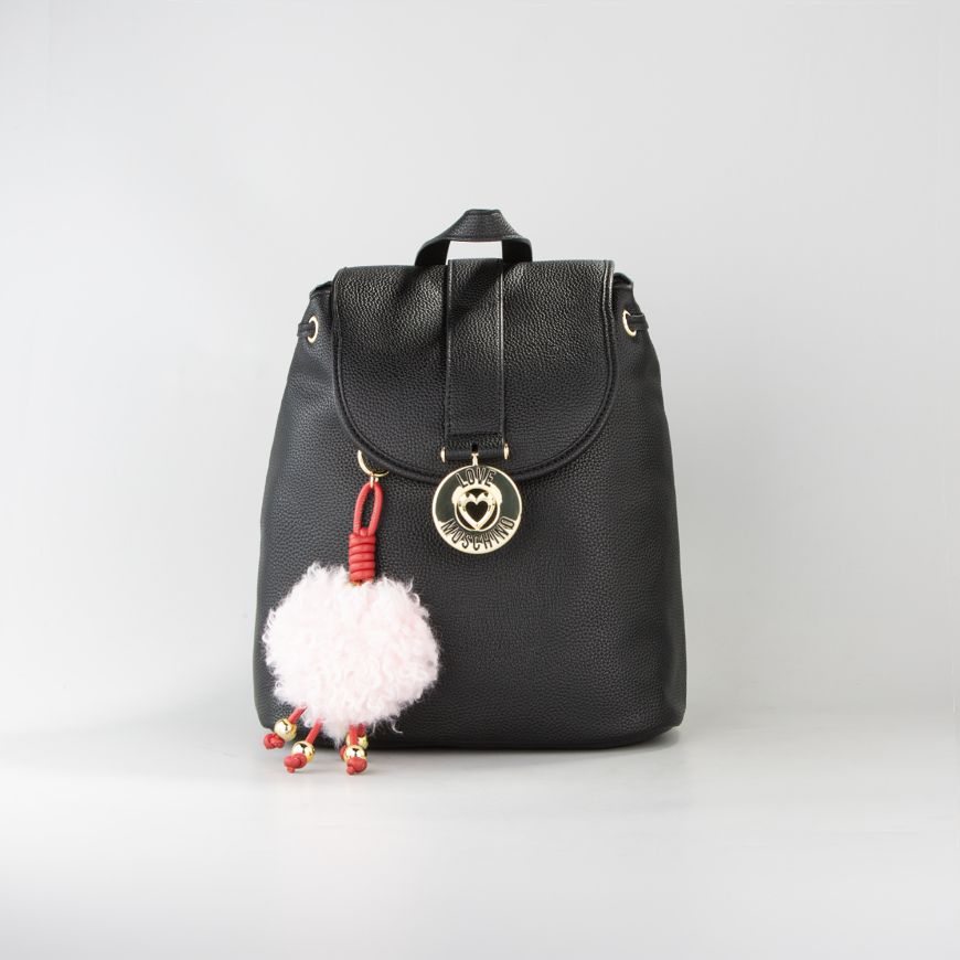 Снимка на LOVE MOSCHINO ДАМСКА РАНИЦА BOUNCING HEART BLACK
