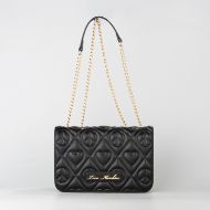 Снимка на LOVE MOSCHINO ДАМСКА ЧАНТА ЗА РАМО PEACE&LOVE BLACK 1