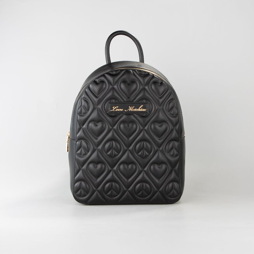 Снимка на LOVE MOSCHINO ДАМСКА РАНИЦА PEACE&LOVE BLACK
